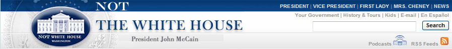 This is NOT The Official White House website
